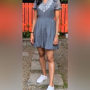 Grey Boho Dress, size S